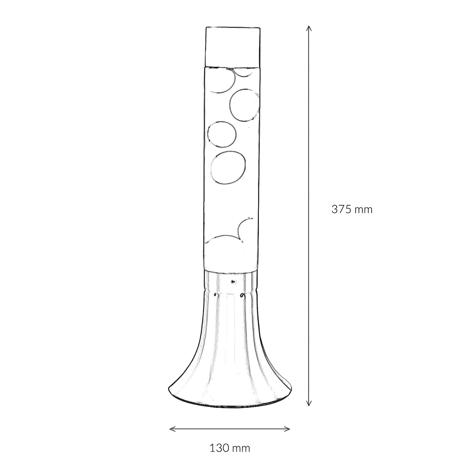 Lampada Lava Alluminio Vetro Bianco Viola Rosso Sala feste 37,5 cm G9 inclusa lampadina Magma luce d'atmosfera Lampada da tavolo retrò YVONNE
