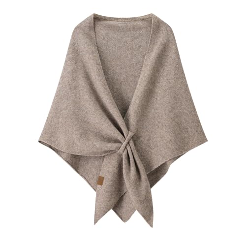 Gettoreach Women's Solid Color Scarf, Casual Soft Comfortable Shawl for Daily Wear, All-Match Fashion