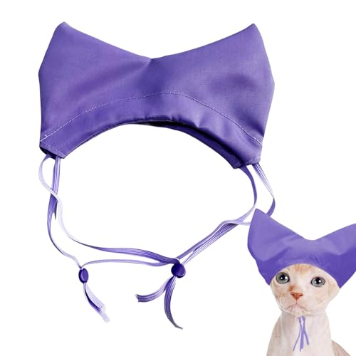 Gat ducha, gorra de baño para perros - Tapa de baños ajustable cubierta de oreja para perros - Oxford tela Protección de orejas impermeables envoltura, suministros para mascotas para cachorros de cach