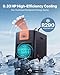 VEVOR Aquarium Chiller 110 Gallon, 1/3 HP Water Chiller for Hydroponics, Fast Cooling for Fish Tank,Axolotl,Coral Reef,Quiet Refrigeration Compressor, Titanium Evaporator,Complete Fittings