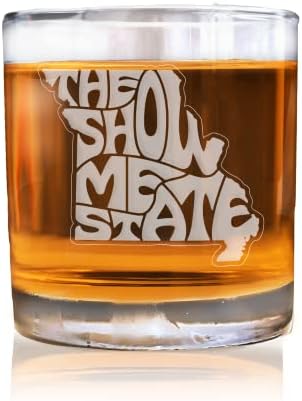 American Sign Letters Missouri The Show Me State Whiskey Glass - ...