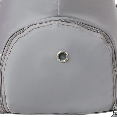 Image of Furn Aspire Lightweight Waterproof Sports Fitness Gym Duffel Yoga Weekend Travel Bag with Separate Shoes Compartment & Wet Pocket Men & Women (J. Grey)