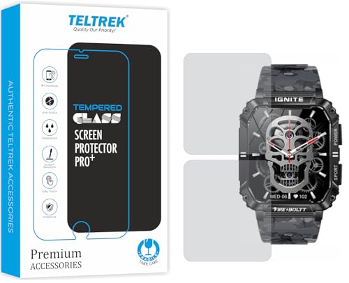Image of Screen Protector Compatible With Fire Boltt Combat Smartwatch, Full Hydrogel TPU Screen Guard not a Tempered Glass (Pack of 2)