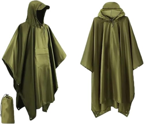Housse de pluie poncho 3 en 1 imperméable de randonnée - 2