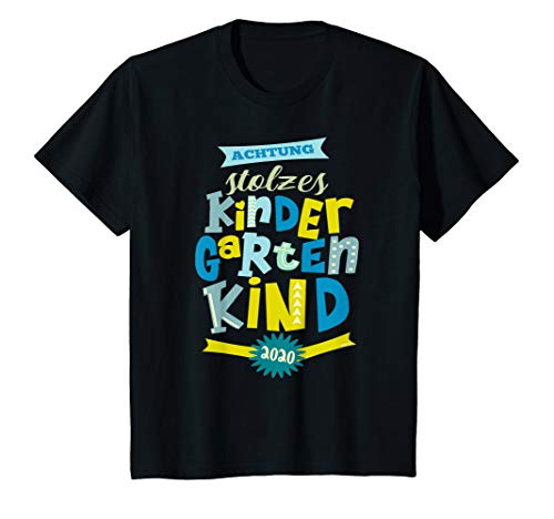 Kinder Stolzes Kindergartenkind 2020 Shirt Kindergarten Start T-Shirt