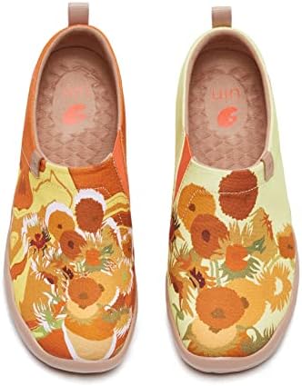 UIN Women’s The National Gallery Collaborative Collection Art Painted Travel Loafers Shoes