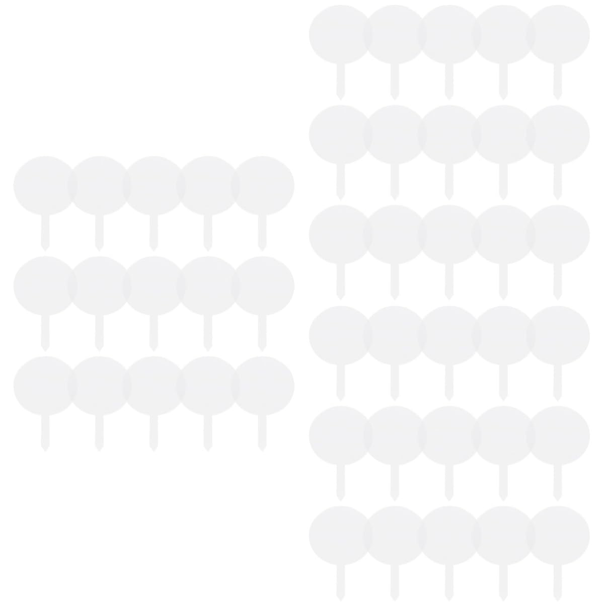 SUPVOX 3 Ensembles Étiquette De Plante Fleurie Feutres Acrylique Marker Acrylique Piquets De Plantes Marqueur De Jardin Ornement De Jardin Marqueurs De Jardin Transparent 15 Pièces * 3
