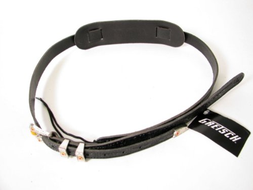 Fender Strap - Gretsch 6334 Tooled Black, 49"-56" #TOP7