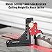 TOOLCOOL Table Saw Height Gauge Router Depth Gauge Tool Setting Gauge with Scriber Marking Tool Function (Imperial)