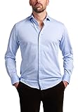 eterna Herren Soft Tailoring Jerseyhemd MODERN FIT hellblau 46_H_1/1