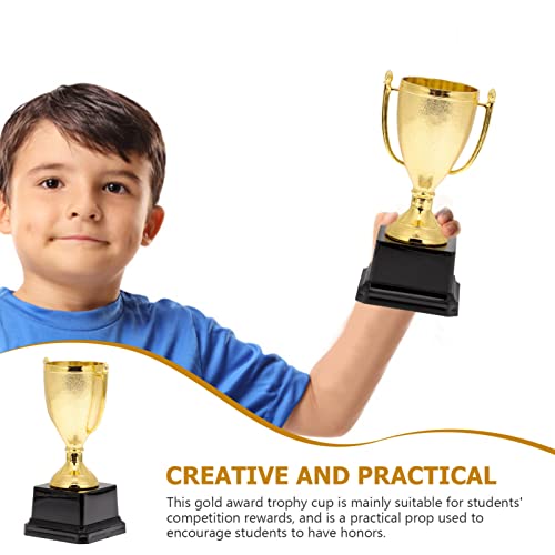 Sosoport Troféu para Crianças Troféu de Plástico Reutilizado Modelo Troféu de Ouro para Jogar Dançar