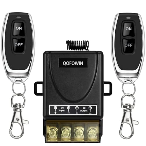 Wireless Remote Switch for DC Motors (328 ft Range)