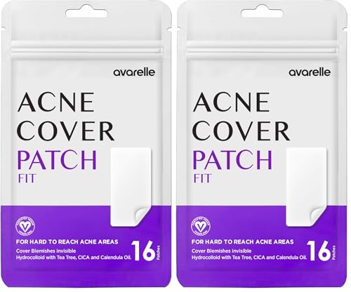 Avarelle Acne Pimple Patch FIT (16 Count, Pack of 2)