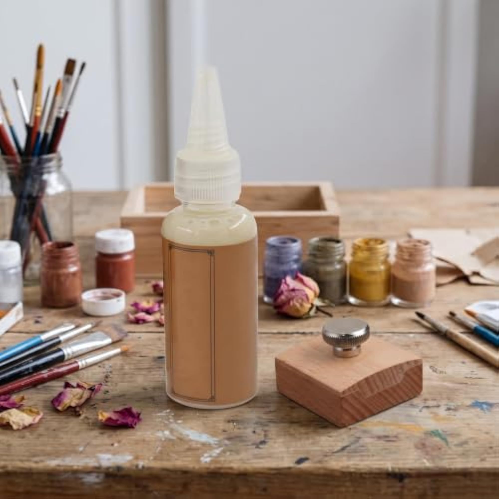 Leather Edge Paint Oil 30ml with Ergonomic Grip Holder