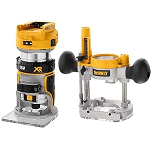 DEWALT Invalfrees 18V XR Brushless met verwisselbare zool in TSTAK koffer (Zonder accu en oplader) DCW604NT
