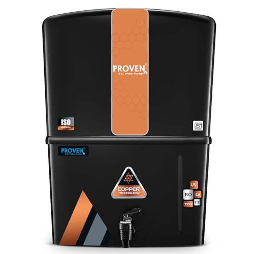 Proven Curvv RO+UV+UF Water Purifier for Home – 12L Storage | Cop...