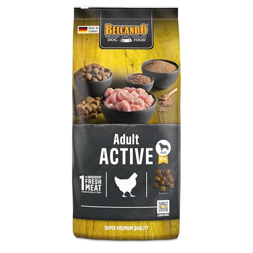 Belcando Adult Active [12,5 kg] Cibo per cani | Cibo secco per cani attivi e cani sportivi | Alimento completo per cani adulti di almeno 1 anno