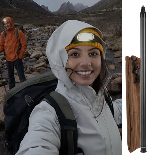 Trípode para cámara deportiva extensible de fibra de carbono ligero 3