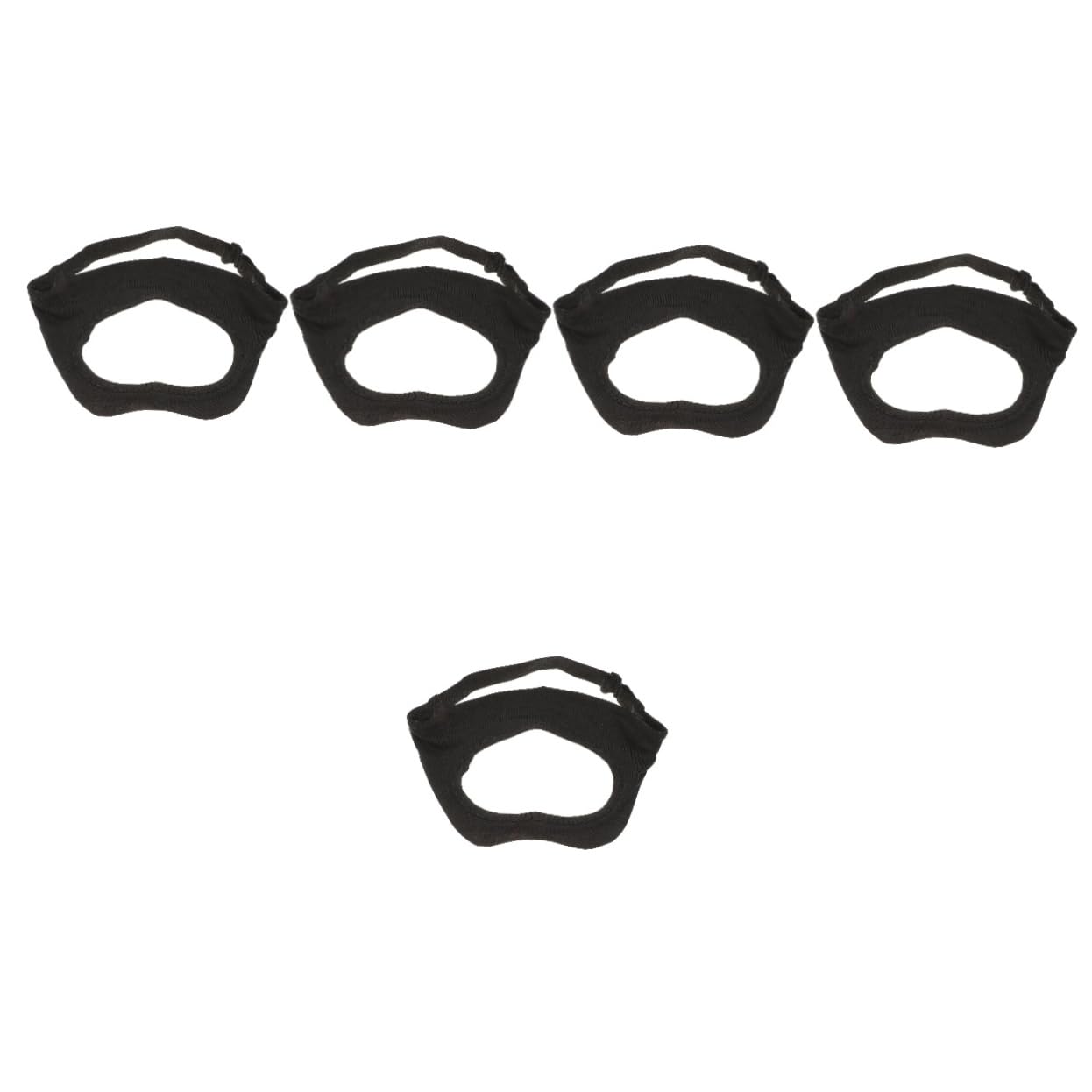 Mikikit 5pezzi Vr Eye Mask Cover Regolabile e Traspirante Copertura Antisudore Per Cuffie Vr Comfort e Protezione Durante Gioco Virtuale