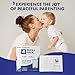 COMFICOVE Refills Compatible with DEKOR PLUS Diaper Pails | 4 Pack | Extra Thick Diaper Pail Refill Liners | Fresh Scent | Easy to Replace and Dispose of Diaper Bag | Odorless Baby Diapers Disposal