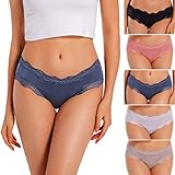 VEENXTHA Womens Underwear Hipster Panties 5 Pack Smooth Stretch Microfiber Briefs (Color A,Medium)