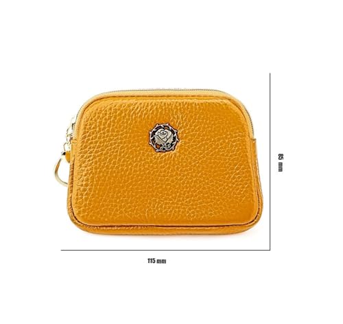 Fashion Zipper Bag Casual Thin Coin Purse Universal Key Bag Card Holder(Lightblue)2