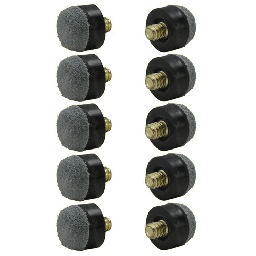 Billiard Evolution Screw-On Tips for Pool Cues - 12mm - Soft