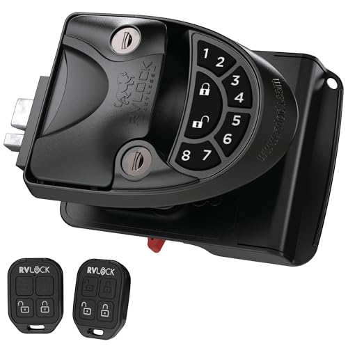 RVLOCK V4 RV Door Lock Keyless Entry with Remote, Secure