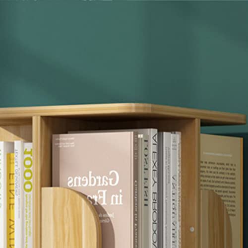 Estantería con ruedas de madera elegante organizador robusto de 3 niveles para despachos 6