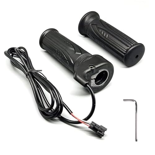 Ebike Full Twist Throttle 12V-72V, 3 Pin SM Connector Ebike