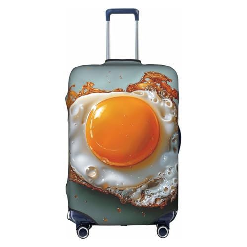 fried egg painted Elastic Travel Luggage Cover Travel Suitcase Protective Cover