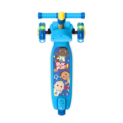 Image of Jetson Character Kids Kick Scooter, LED Lights on Stem & Light-Up Wheels, Lightweight Frame, Height-Adjustable Handlebar, Lean-to-Steer System, Easy-Fold Mechanism