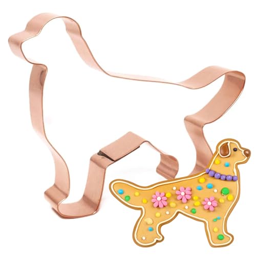 Golden Retriever Cookie Cutter 4.75 Inch Handcrafted in USA by The Fussy Pup