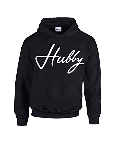 Camalen Valentine's Day Hubby Letter Print Popular Lovely Unisex Pullover Hoodie
