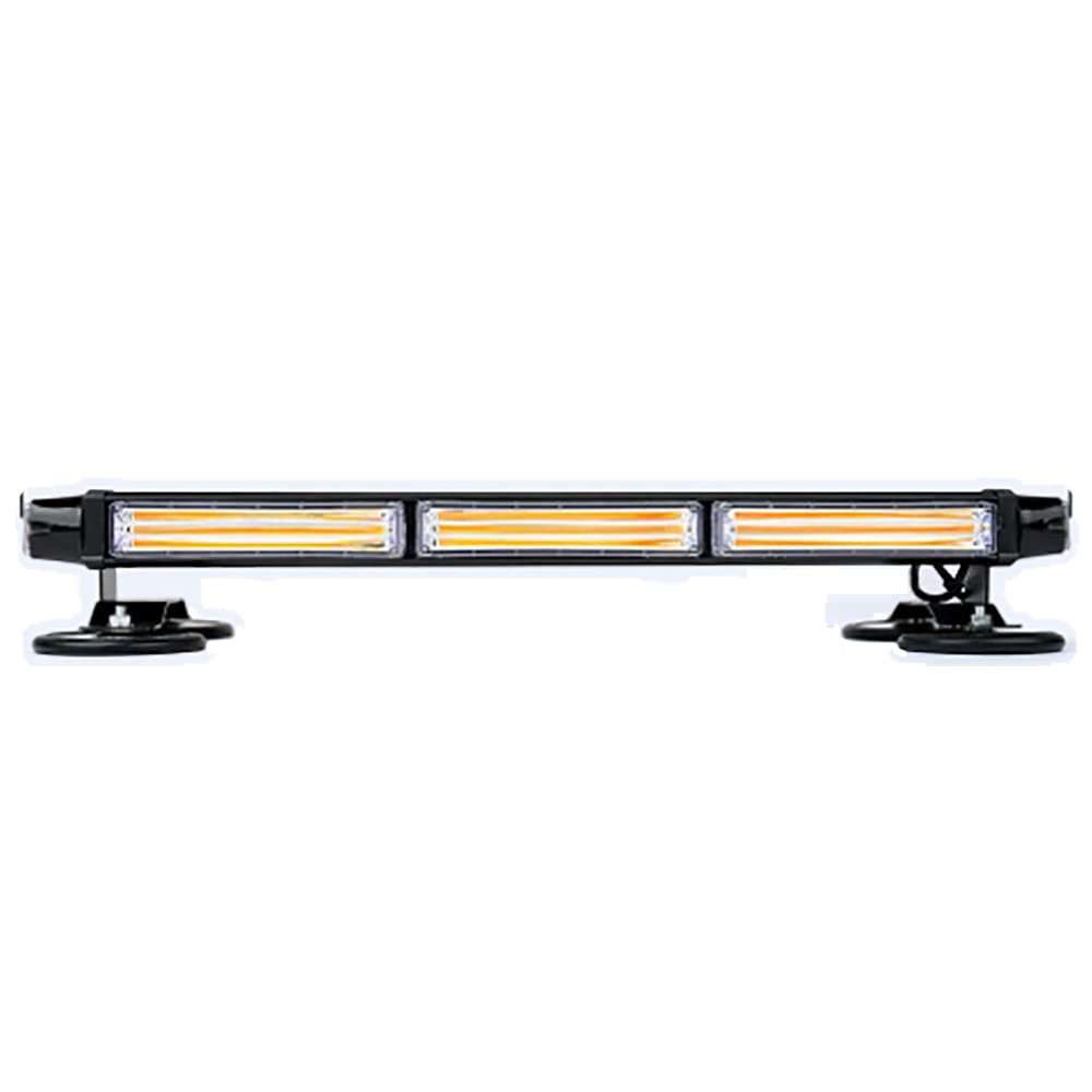Lámpara de advertencia TOTMOX COB LED 12V, barra de luz estroboscópica dual cara para vehículos de carretera de emergencia