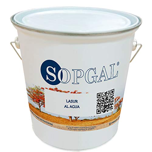 Lasur al Agua Ecológico de Sopgal - 4 Ltr, Pino