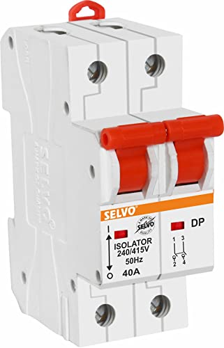Image of SELVO DOUBLE POLE ISOLATOR (40A DOUBLE POLE)