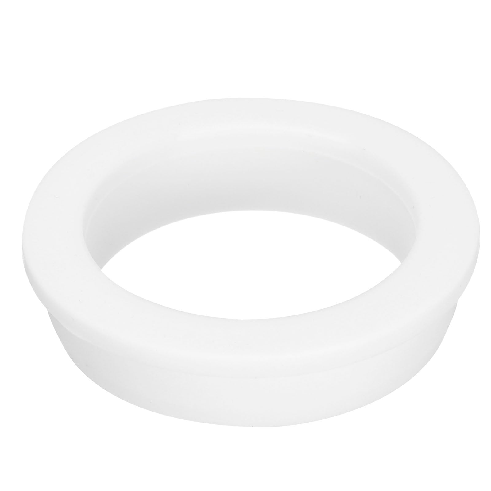 MECCANIXITY T Type Rubber Grommet Mount Dia 63.6mm ID 52mm Seal Protection Flexible Hole Plugs for Cable Pipe White