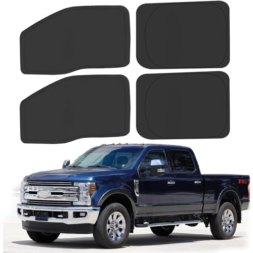 ULROLIT Side Window Sun Shade for 2017-2022 Fo-rd F250 F350 Super Duty, Super Crew Cab 4Door Pickup...