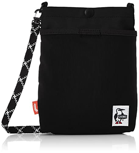 ［チャムス］ メンズショルダーバッグ Recycle Mesh Pocket Shoulder Black