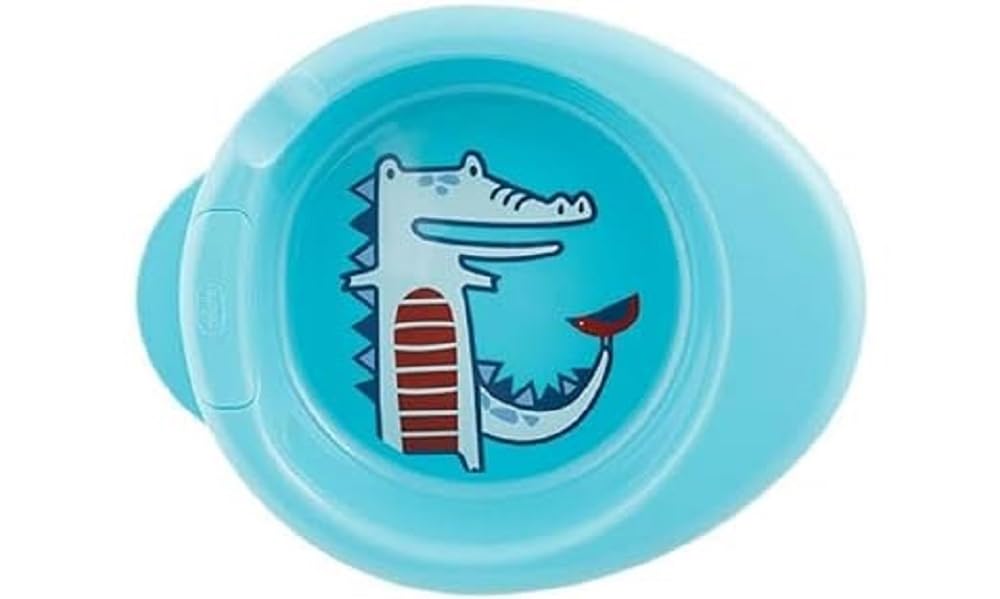 Chicco 00016000200000 Warming Plate "Warmy" Boy, 6M+, Blue