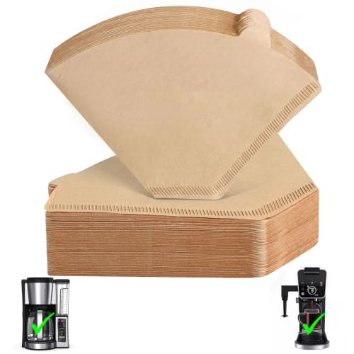 Clinuse 600Pcs #4 Coffee Filters 8-12 Cup, Filters for Ninja Coffee Maker
