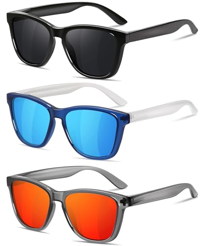 Image of Kids Polarized Sunglasses for Girls Boys UV400 Protection Classic Fashion sun Glasses Lightweight Material Age 3-10