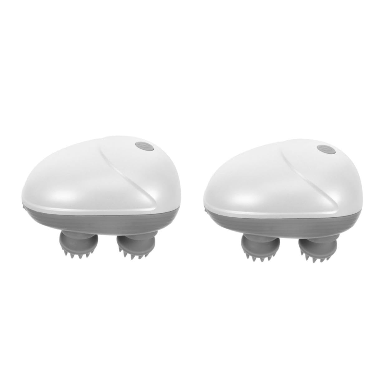 OUNONA 2 Set Massaggiatore Elettrico per Portatile Massaggiatore per Capelluto Design Ergonomico e Leggero Stimolatore Manuale per Cervicale e Capillare Sicuro e Facile Usare
