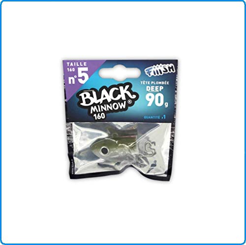 FIIISH - Têtes Deep Kaki Black Minnow - 90g