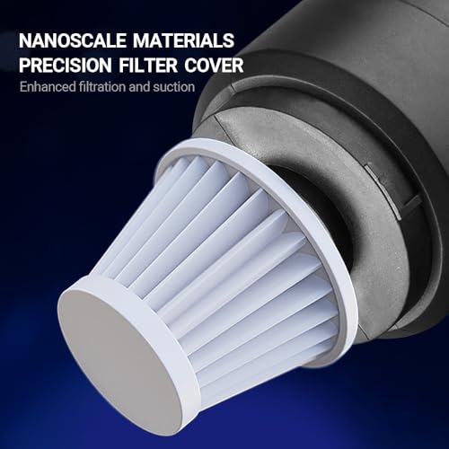 Image of Ant 4 in 1 Wireless Handheld Vacuum Cleaner, 4000Pa High Suction Power, Twin Turbine Motors, Portable Small Cordless Vacuum Cleaner Air Duster for Home Car and Office DB 22, Black