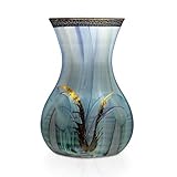 glas bemalt Extravagante Farbgestaltung- Aqua