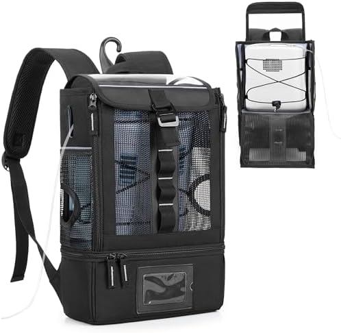 Trunab Porta Concentrador de Oxigeno Portatil Mochila, Bolsa para...