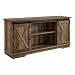 WE Furniture TV Stand, 58", White Oak