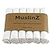 Muslin 6pk Luxury Bamboo/Organic Cotton Muslin Squares 70cm – Bianco